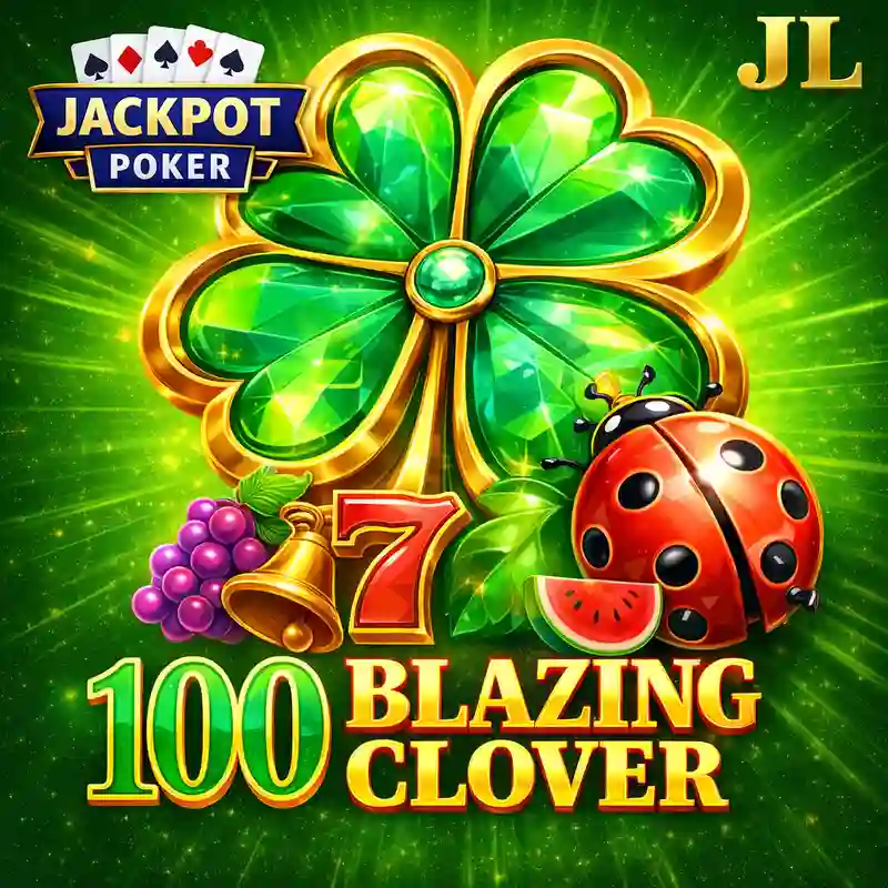100 Blazing Clover Slot Game Interface