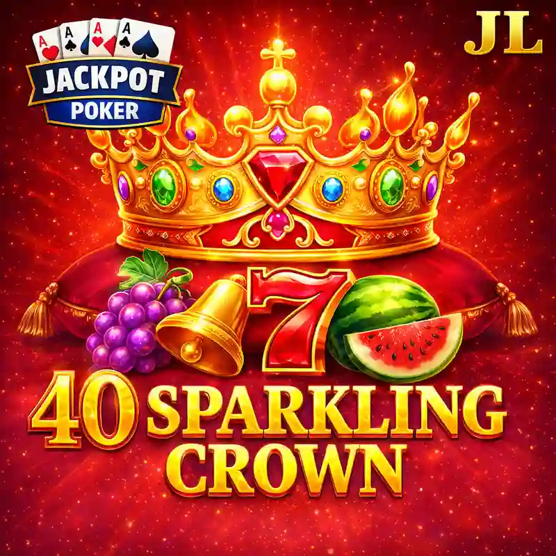 40 Sparkling Crown Slot Game Banner